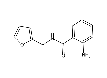 2-Amino-N-furan-2-ylmethyl-benzamide molecular structure