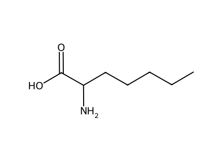 2-Aminoheptanoic Acid molecular structure