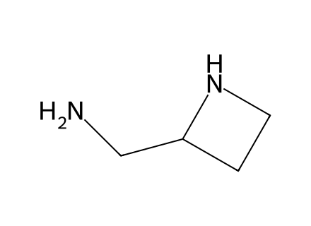 2-aminomethylazetidine molecular structure