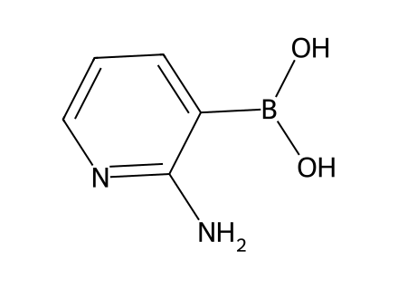 2-Aminopyridine-3-boronic acid, pinacol ester molecular structure
