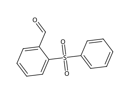 2-(Benzenesulfonyl)benzaldehyde molecular structure