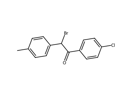 2-Bromo-1-(4-chlorophenyl)-2-(4-methylphenyl)ethan-1-one molecular structure