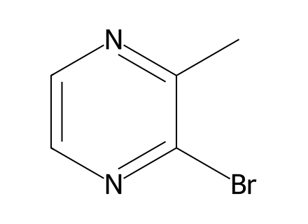 2-Bromo-3-methylpyrazine molecular structure