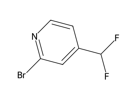 2-Bromo-4-(Difluoromethyl)Pyridine molecular structure