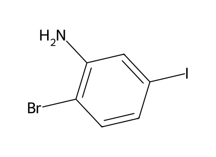 2-Bromo-5-Iodoaniline molecular structure