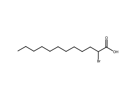 2-Bromododecanoic Acid molecular structure