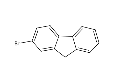 2-bromofluorene molecular structure