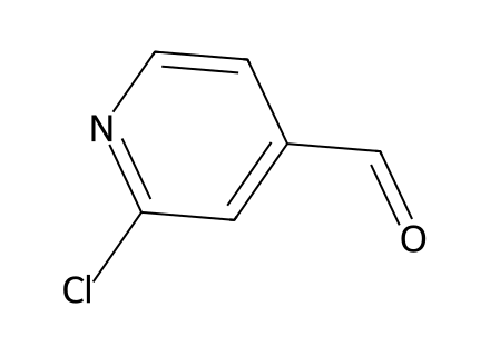2-Chloro-4-Pyridinecarboxaldehyde molecular structure