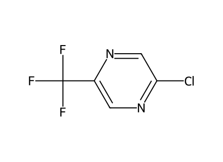 2-Chloro-5-(trifluoromethyl)pyrazine molecular structure