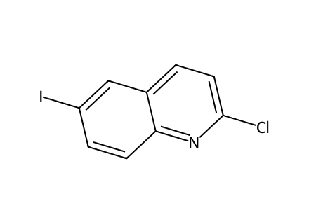 2-Chloro-6-Iodo-Quinoline molecular structure