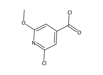 2-Chloro-6-methoxypyridine-4-carbonyl chloride molecular structure