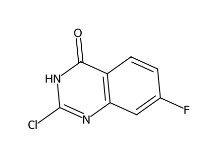 2-Chloro-7-fluoroquinazolin-4(3H)-one molecular structure