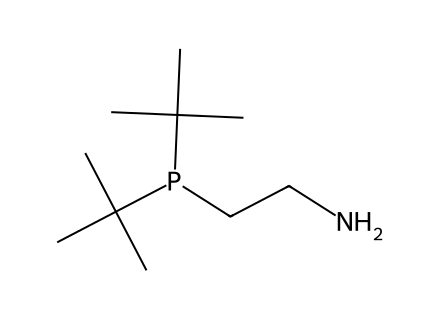 2-di-tert-butylphosphino-ethylamine-10-wt-solution-in-thf molecular structure