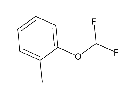 2-(Difluoromethoxy)toluene molecular structure