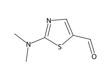 2-(Dimethylamino)thiazole-5-carboxaldehyde molecular structure