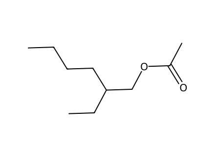 2-Ethylhexyl Acetate molecular structure