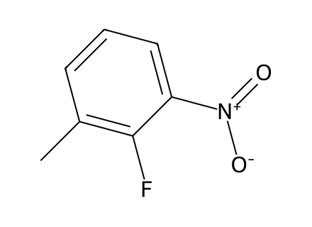 2-Fluoro-3-nitrotoluene molecular structure