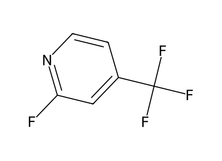 2-Fluoro-4-(trifluoromethyl)pyridine, 97+% molecular structure