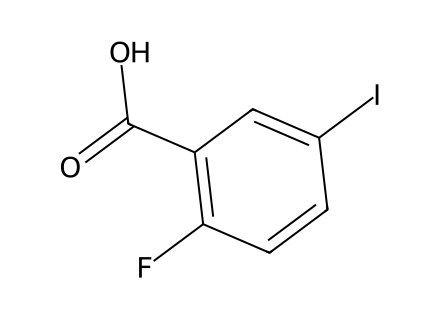 2-Fluoro-5-Iodobenzoic Acid molecular structure