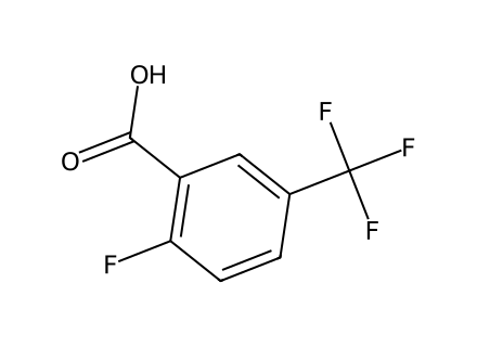 2-Fluoro-5-(trifluoromethyl)benzoic acid, 98+% molecular structure