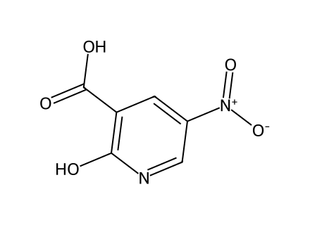 2-Hydroxy-5-nitronicotinic acid molecular structure