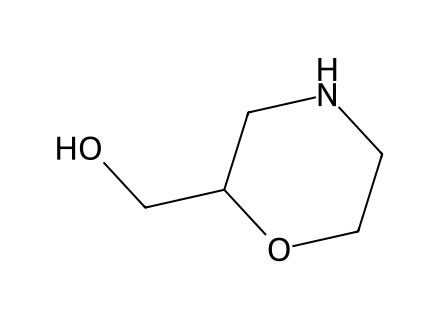 2-hydroxymethylmorpholine molecular structure
