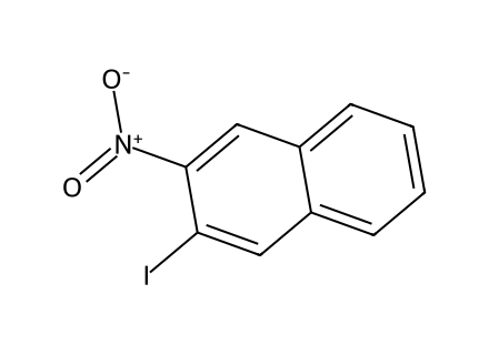 2-Iodo-3-nitronaphthalene molecular structure