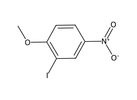 2-Iodo-4-Nitroanisole molecular structure