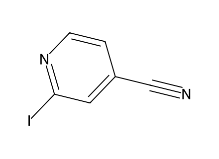 2-Iodopyridine-4-Carbonitrile molecular structure