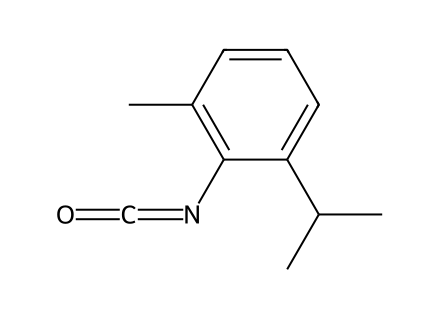 2-Isopropyl-6-methylphenyl isocyanate molecular structure