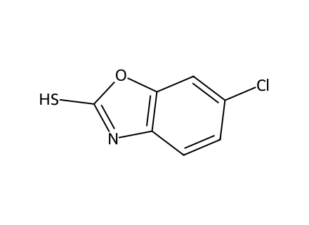 2-Mercapto-6-Chlorobenzoxazole molecular structure