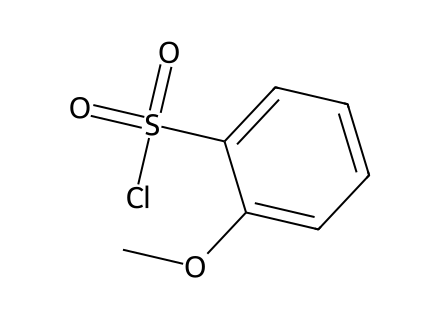 2-Methoxy-benzenesulfonyl chloride molecular structure