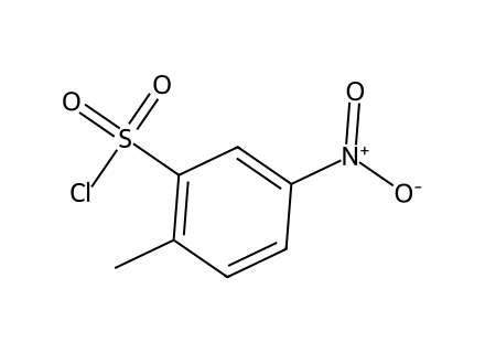 2-Methyl-5-nitrobenzenesulfonyl chloride molecular structure