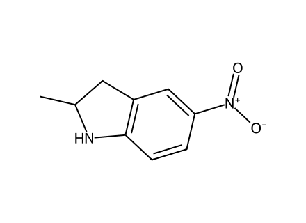 2-Methyl-5-Nitroindoline molecular structure