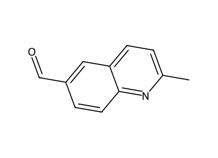 2-methyl-6-quinolinecarbaldehyde molecular structure