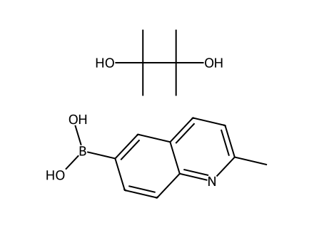 2-Methylquinoline-6-Boronic Acid Pinacol molecular structure