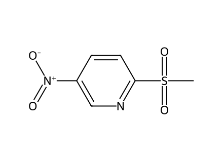 2-(Methylsulfonyl)-5-nitropyridine molecular structure