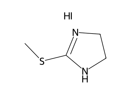 2-Methylthio-2-Imidazoline Hydriodide, 9 structural formula
