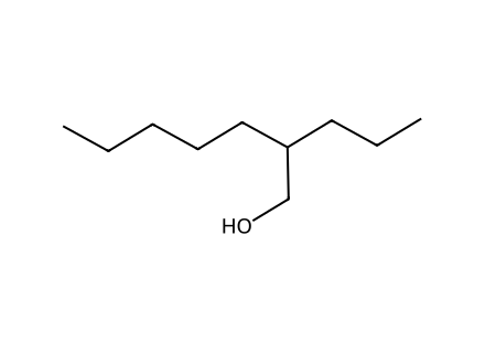 2-n-Propyl-1-heptanol molecular structure