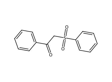2-(Phenylsulfonyl)acetophenone molecular structure