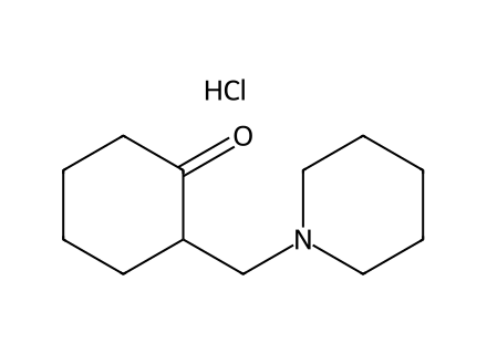 2-(Piperidylmethyl)-1-cyclohexanone hydrochloride molecular structure