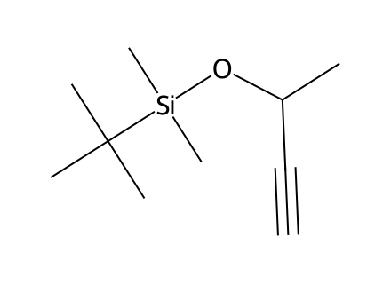2-tert-butyldimethylsiloxybut-3-yne molecular structure