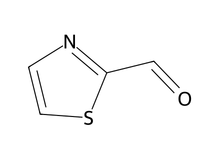 2-thiazolecarboxaldehyde molecular structure