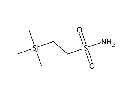 2-trimethylsilyl-ethanesulfonamide molecular structure
