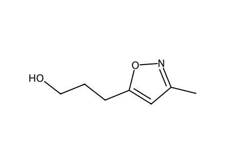3-3-methylisoxazol-5-yl-propan-1-ol molecular structure