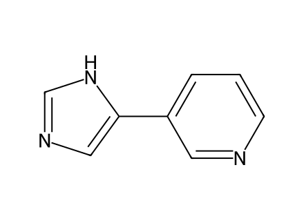 3-5-imidazolyl-pyridine molecular structure