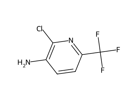 3-Amino-2-chloro-6-(trifluoromethyl)pyridine molecular structure