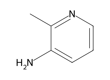 3-Amino-2-Methylpyridine molecular structure