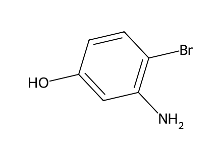 3-Amino-4-bromophenol molecular structure
