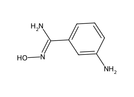 3-aminobenzamide-oxime molecular structure